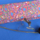 Hungarian cotton supplies, Vintage cotton with abstract patterns, abstract patterned cotton supplies