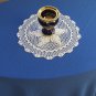 Crochet cotton lace, Crochet lace napkin, Cotton USSR napkin, Cotton lace doilies, Table doily, Vint