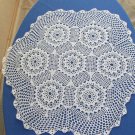 Crochet cotton lace, USSR lace napkin, Cotton lace napkin, Vintage Cotton lace doilies, Table doily,