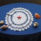 Bobbin Lace Round Mats, Lace Decor, Bobbin Lace, Antique Bobbin Lace, Wedding white napkin