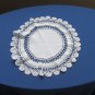 Bobbin Lace Round Mats, Lace Decor, Bobbin Lace, Antique Bobbin Lace, Wedding white napkin