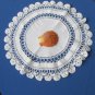 Bobbin Lace Round Mats, Lace Decor, Bobbin Lace, Antique Bobbin Lace, Wedding white napkin