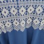 Ukrainian Vintage Crocheted Tablecloth, Handmade White Cotton Lace, Wedding Lace Decor, Square Lace