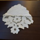 Vintage Decor Napkin for forniture from USSR 50s, Lace decor from USSR, table-napkin, napkin for dec
