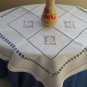Vintage Crochet cotton lace, Crochet lace napkin, White lace napkin, Cotton lace doilies, Table doil