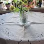 Vintage Lace White Large Rectangular Tablecloth, lace doily, table rectangular decoration, crocheted