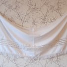 Vintage Large Napkin from USSR era, Handmade lace, Lace from USSR, white table cloth, table napkin f