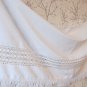 Vintage Large Napkin from USSR era, Handmade lace, Lace from USSR, white table cloth, table napkin f