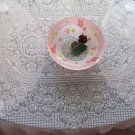 Pink Tablecloth, Polyester Tablecloth, Pink Polyester Table Throw, Pink Table Runner for Home Decor,