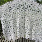Crochet Tablecloth Handmade, 100% Cotton Tablecloth, Crochet Table Throw, Table Runner for Home Deco