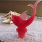 Vintage Red Fish Bottle Stopper with Hole, Vintage Bottle Buffalo Cork, BottleStopper, Vine Cork, Ba