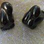 Set of 2 Ceramic Black Duck Figurines, Ceramic Ducks, Bird Figurines Decor, Bird Statue Solid Cerami