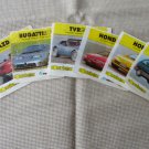 Vintage Gum Wrappers with Cars pictures, BomBimBom old wrappers, vintage ""bycan"" wrappers, Bublegu
