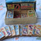 Kids domino on a wooden base, animals picture, kids educational game