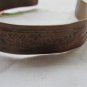 Vintage Copper Bracelet with old ornaments, historic copper bracelet, gift for her, vintage bracelet