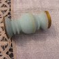 Small candleholder from USSR, Glass Chips Light Blue Candleholder, Constructor Candlestick for 1 Can