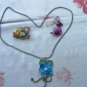 Lot of 2 Assorted Vintage Pins from the 50s, 80s and Neklace from 90s