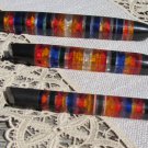 Old and Fancy Plexiglas 3 Pen Set, USSR Plexiglas pen gift, Christmas tree decor, Plexiglas for Deco