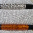 Fancy Plexiglas 2 Pen Set, Orange and white  Plexiglas pen gift, Christmas tree decor,  Plexiglas fo