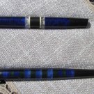 Fancy and Nice Plexiglas 3 Pen Set, USSR Blue Plexiglas pen, Christmas tree decor, Plexiglas for Dec