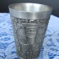 Metal Vintage Weinbecher Cup, Original Weinbacher Drinking Cup, Metal cup with Ornaments, Cup from A