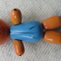 Cat Wooden Russian doll, USSR home decor doll, Wooden Russian Cat figurine, Russian doll decoration,
