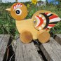 Great wooden bird handly painted toy, Wooden bird toy, Folklore ornament woden toy, Bird Ukrainian t