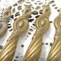 Vintage Deco Style One Tone Brass Metal Handles, Vintage Hardware Metal Pulls, Furniture Drawer Hand