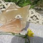 Vintage Soapstone 3 Fish Set, Handcarved Sopastoned Fishes, Soapstone Openwork, Carved miniature 3 f