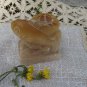 Vintage Soapstone 3 Fish Set, Handcarved Sopastoned Fishes, Soapstone Openwork, Carved miniature 3 f