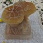 Vintage Soapstone 3 Fish Set, Handcarved Sopastoned Fishes, Soapstone Openwork, Carved miniature 3 f