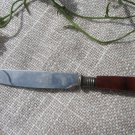Butter Knife With Bakelite Handle, C&R LINDER Solingen bakelite, Rostfrei Vintage knife, German anti