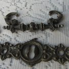 Victorian Cabinet Pull, Metal Cabinet Handle, Bohemian Cabinet Hardware, Retro Metal Drawer Handle, 