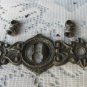 Victorian Cabinet Pull, Metal Cabinet Handle, Bohemian Cabinet Hardware, Retro Metal Drawer Handle, 