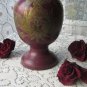 Indian Big Brass Vase with Enamel Design, Vintage Brass Big Floral Vase, Etched Brass Indian Vase, B