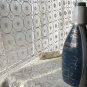 Blue Ceramic Bottle/ Vase with Golden Ornament, Bottle Made in USSR, Russian Design Vase, Home decor