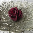 Vintage Filigree Metal Vase, Russian style Home decor Vase Filigree, Meatl Vase, Coockie jar Metal F