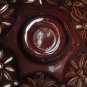 Brown Ceramic Vintage Cookie jar, Serving patterned bowl decor, Decor bowl for candy, Candy jar gift