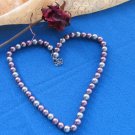 Elegant ivory and pink pearls necklace, bridal necklace, wedding necklace, wedding jewerly, 