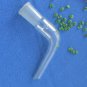 NEVER BEEN USED!!! Ussr vintage chemical L-shaped glass cover or extension, Vintage chemical collect