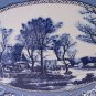 Winter Scenery Metal Tray, Old Metal Tray, Picture Tray, Serving Tray with Winter Scenery, Wall Hang