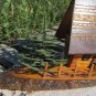 Small wooden moneybox house, display case for miniatures, dolls moneybox house, moneybox craft stora
