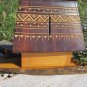 Small wooden moneybox house, display case for miniatures, dolls moneybox house, moneybox craft stora