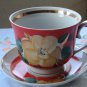 Tea Cup from USSR (Soviet Union), tea ceremony, floral ornament tea cup, gigantic cup, Huge ceramic 