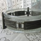 Glass and Metal Serving bowl, Salad Bowl with metal stand, Metal Plate Chafing Stand, Glass Serving 