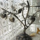 Vintage Metal Tree Candle Holders with leaves, Metalland Tree Candle Holders, Rustic Vintage Metal C