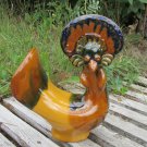 Vintage Ceramic Rooster from the 1970s, Retro Cock, Ceramic Sculpture, russian ceramic, Vintage USSR