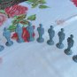 10 Soviet Military Toy Soldiers. Tin Army Soldiers. USSR. Soviet Militaria. War games. Lead toy