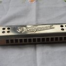 Sputnik ""pioneer"" Wooden Harmonica from Soviet Union, Wood, metal, Musical instrument, Home decor,