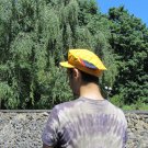 Vintage Soviet Yellow Cap, Cotton Yellow Hat 100% cotton, Vilage Ukrainian Hat, Vintage Sun Hat, USS